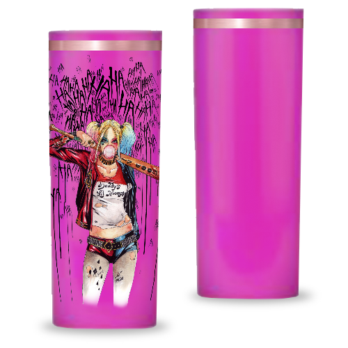 Copo Long Drink | 350ml | Pink | Borda Rosê